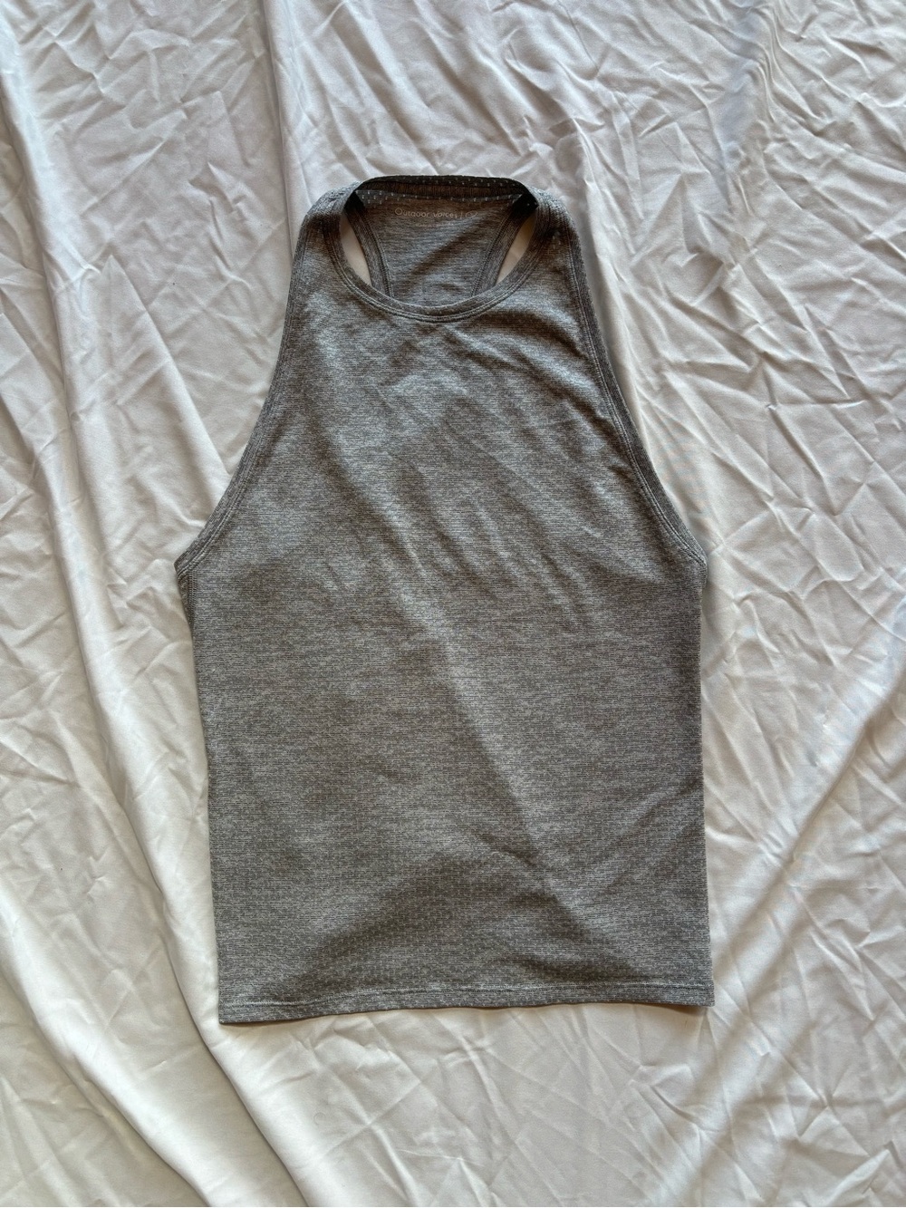 Outdoor Voices Gray Racerback Tank Top